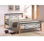 Wooden and metal bed 2