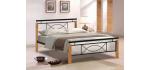 Wooden and metal bed 2